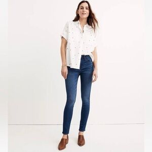 Madewell Orson Wash Roadtripper Low Rise Skinny Stretchy Casual Denim Jeans